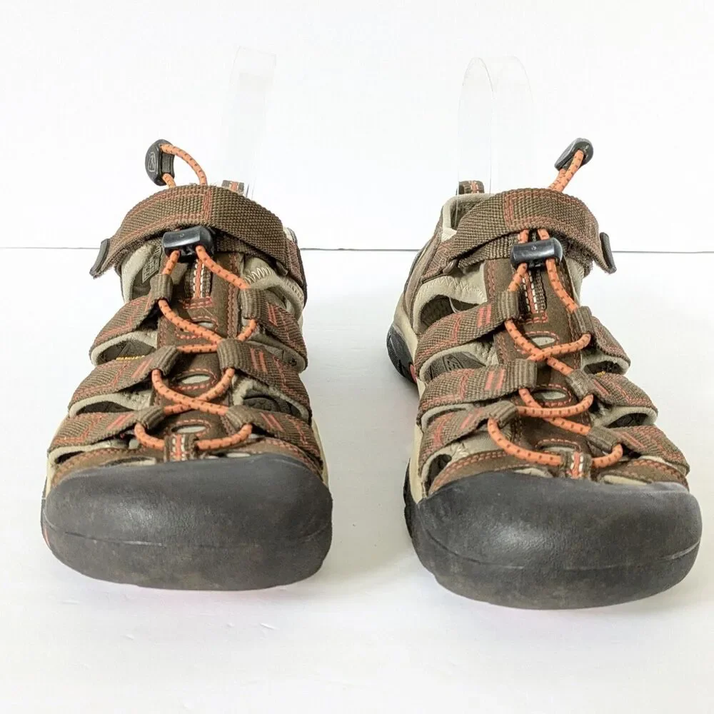 Keen Newport H2 Sandal Youth 6/38 Womens 7.5 Brown Waterproof Hiking Water Shoes
